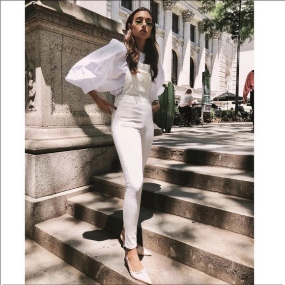 WeWoreWhat High Rise Skinny Overalls - Picture 2 of 6